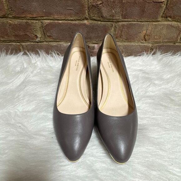 Cole Haan Grand Ambition Womens Size 9B Slip On Pointed Wedge W15849 Gray - Picture 2 of 8